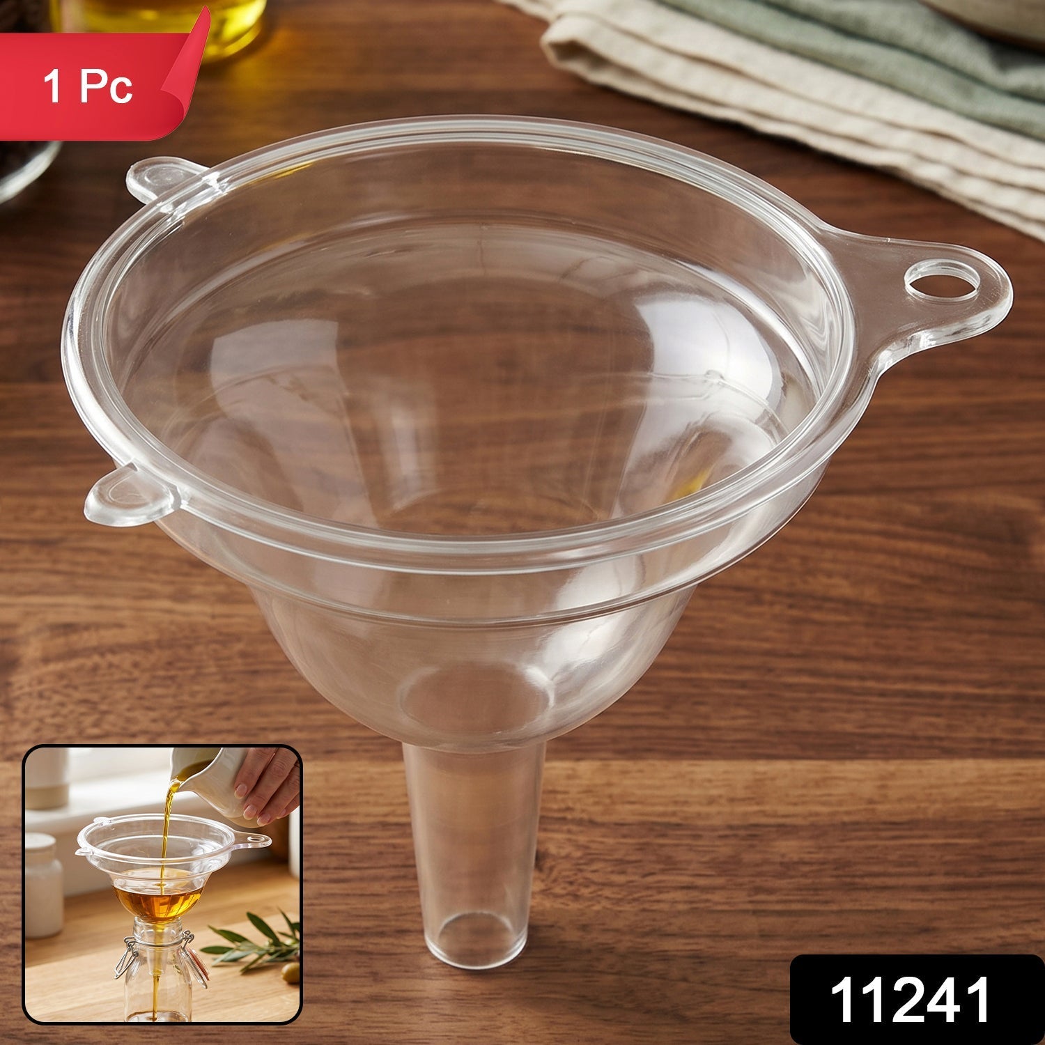 Kitchen Funnel – Mess-Free Pouring for Oil, Liquids and Powders Secondary image