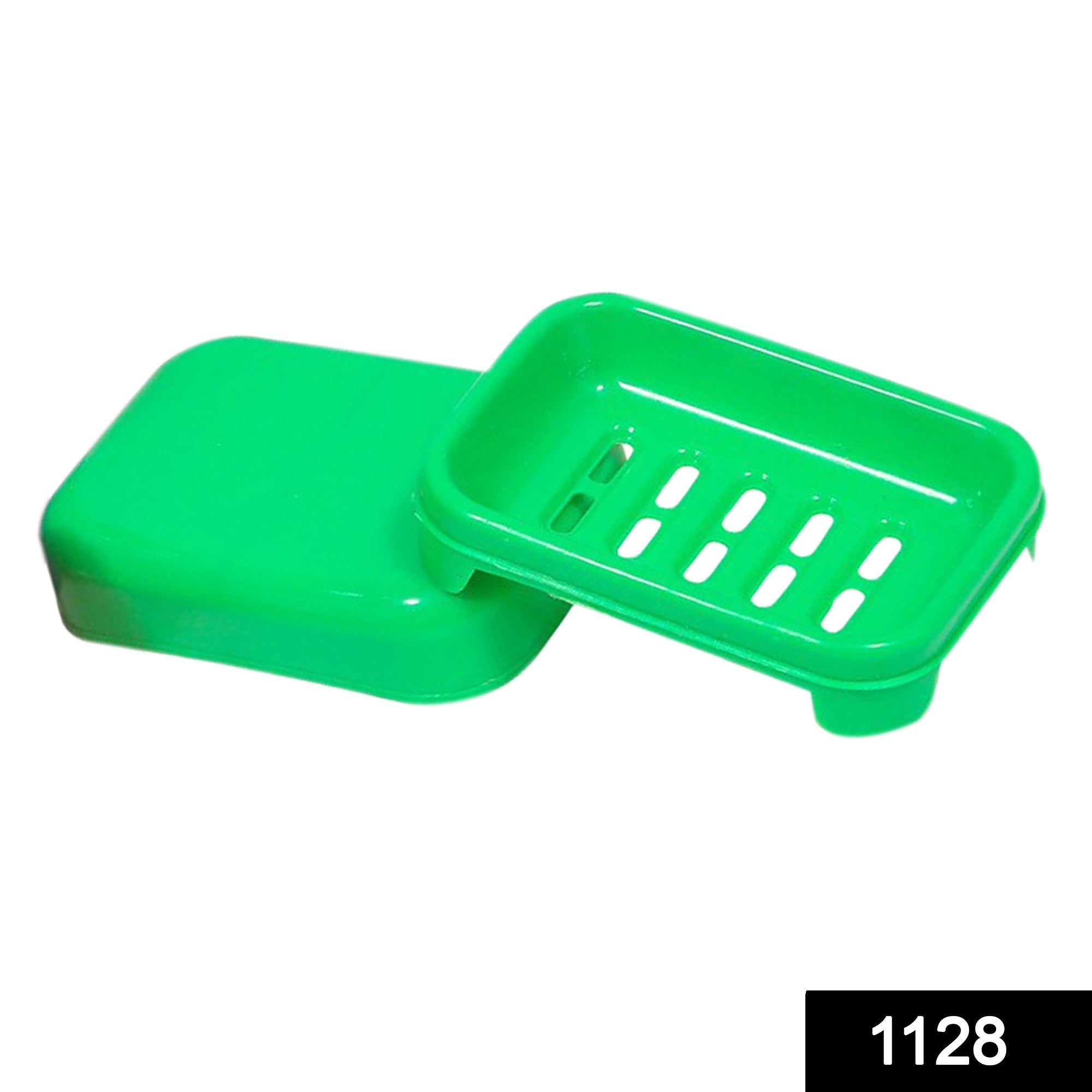 Covered Soap Case – Plastic Bathroom Soap Holder | VelvetBubbles Secondary image