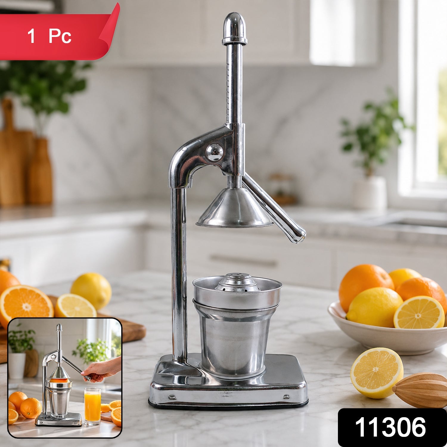 Citrus Juicer – Heavy Duty Manual Press for Maximum Extraction Secondary image