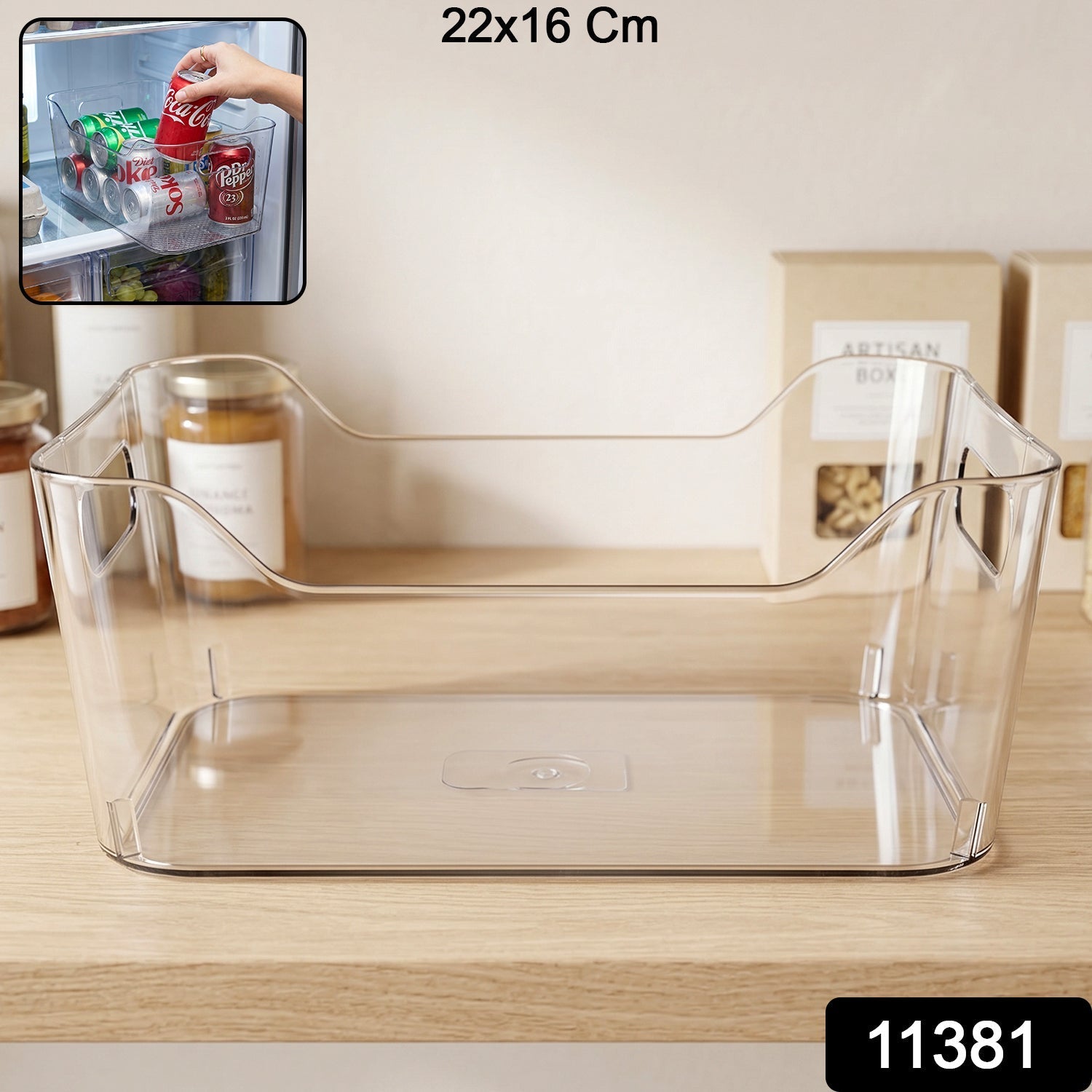 Plastic Storage Box Organizer – Durable & Space-Saving with Handle Secondary image