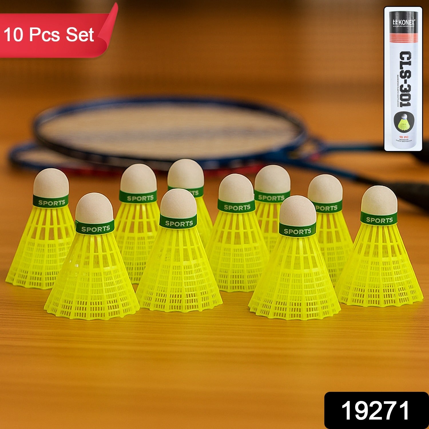 Badminton Shuttlecock Set – Durable Nylon Flight & Control Secondary image