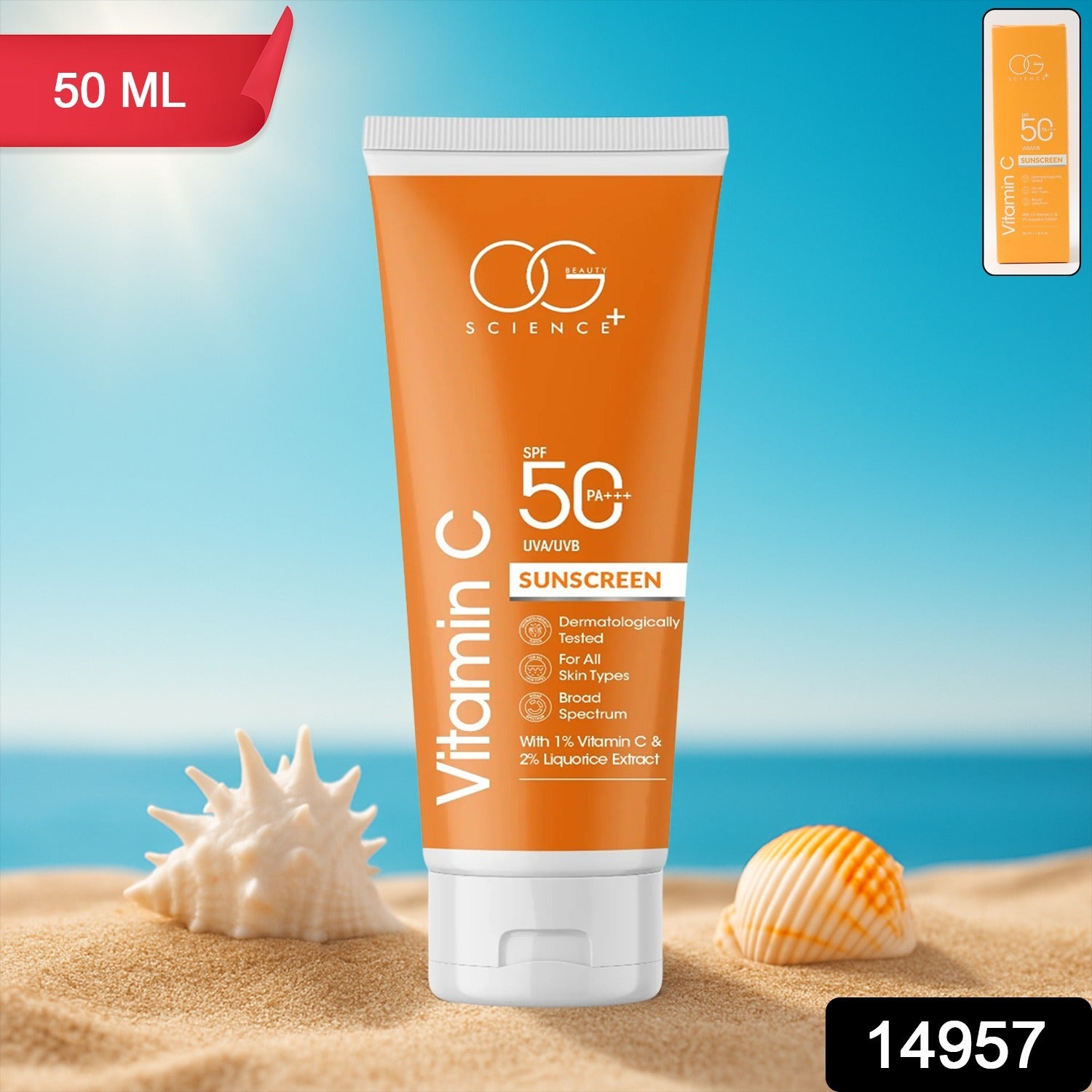 Vitamin C Sunscreen SPF 50 PA+++ – Brightening & UV Protection Secondary image