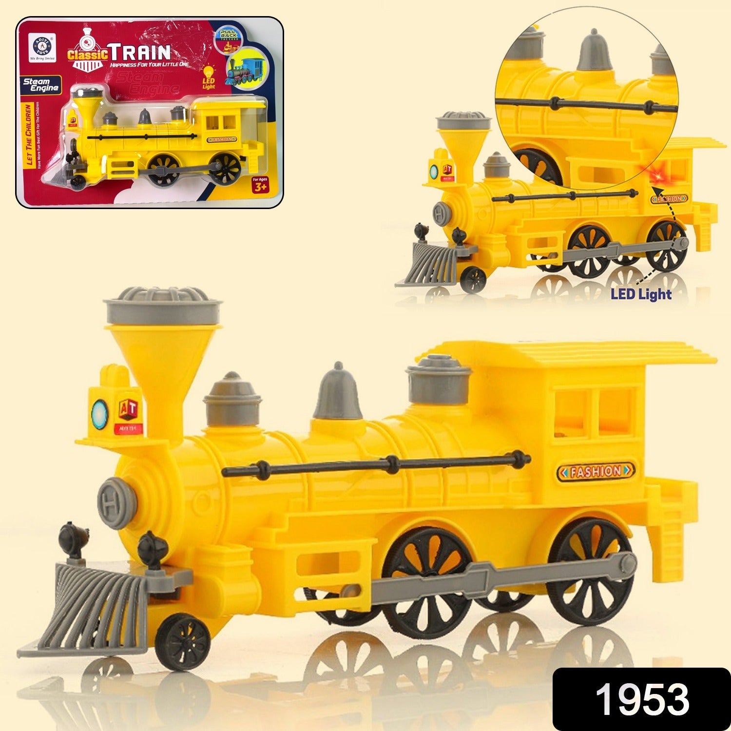 Pull Back Train Toy – LED Lights & Safe Play for Kids | Aditi Secondary image