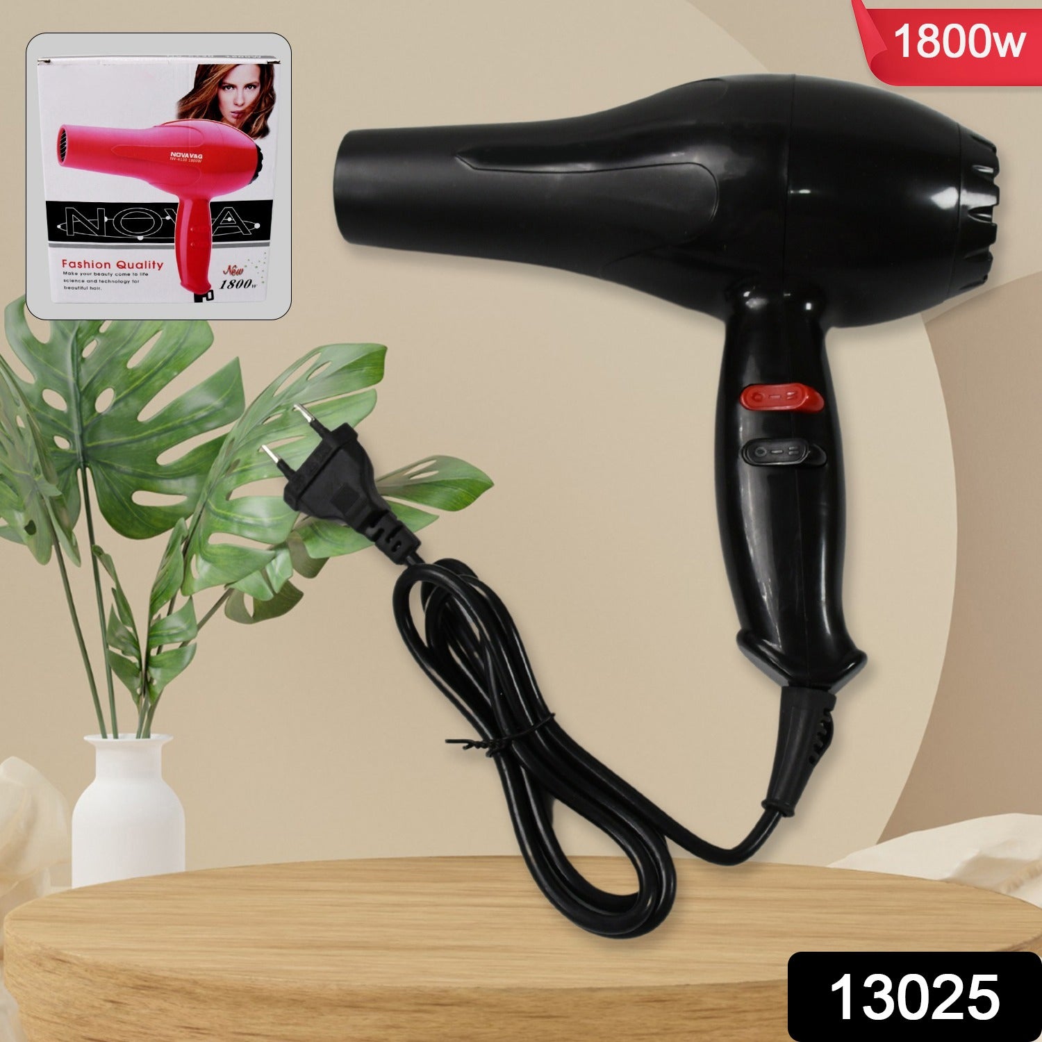 Professional Hair Dryer – 1800W, 3 Heat Settings | Secondary image
