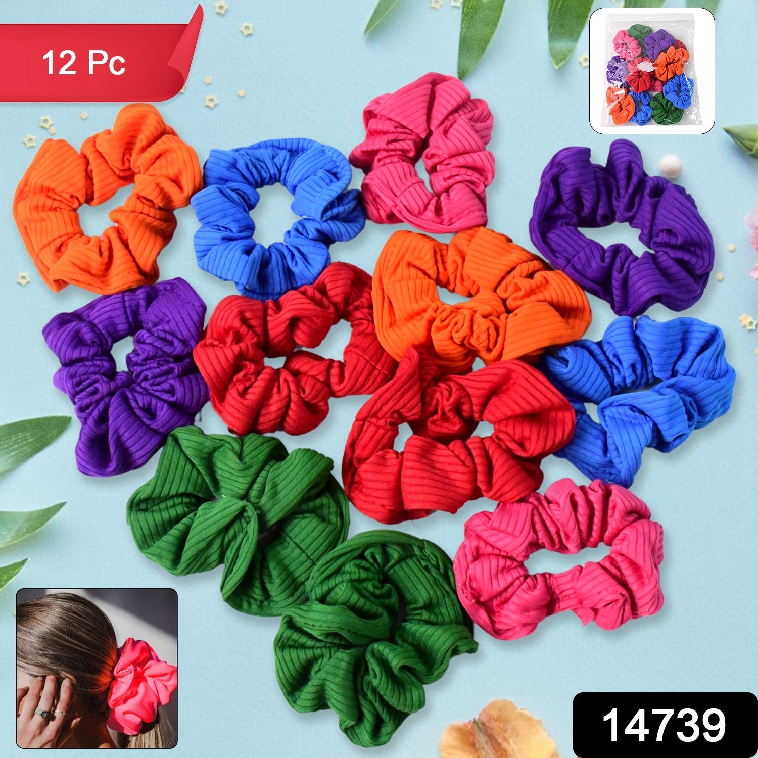 Elastic Hair Band Set – Soft, Stylish, and Gentle Hold Secondary image
