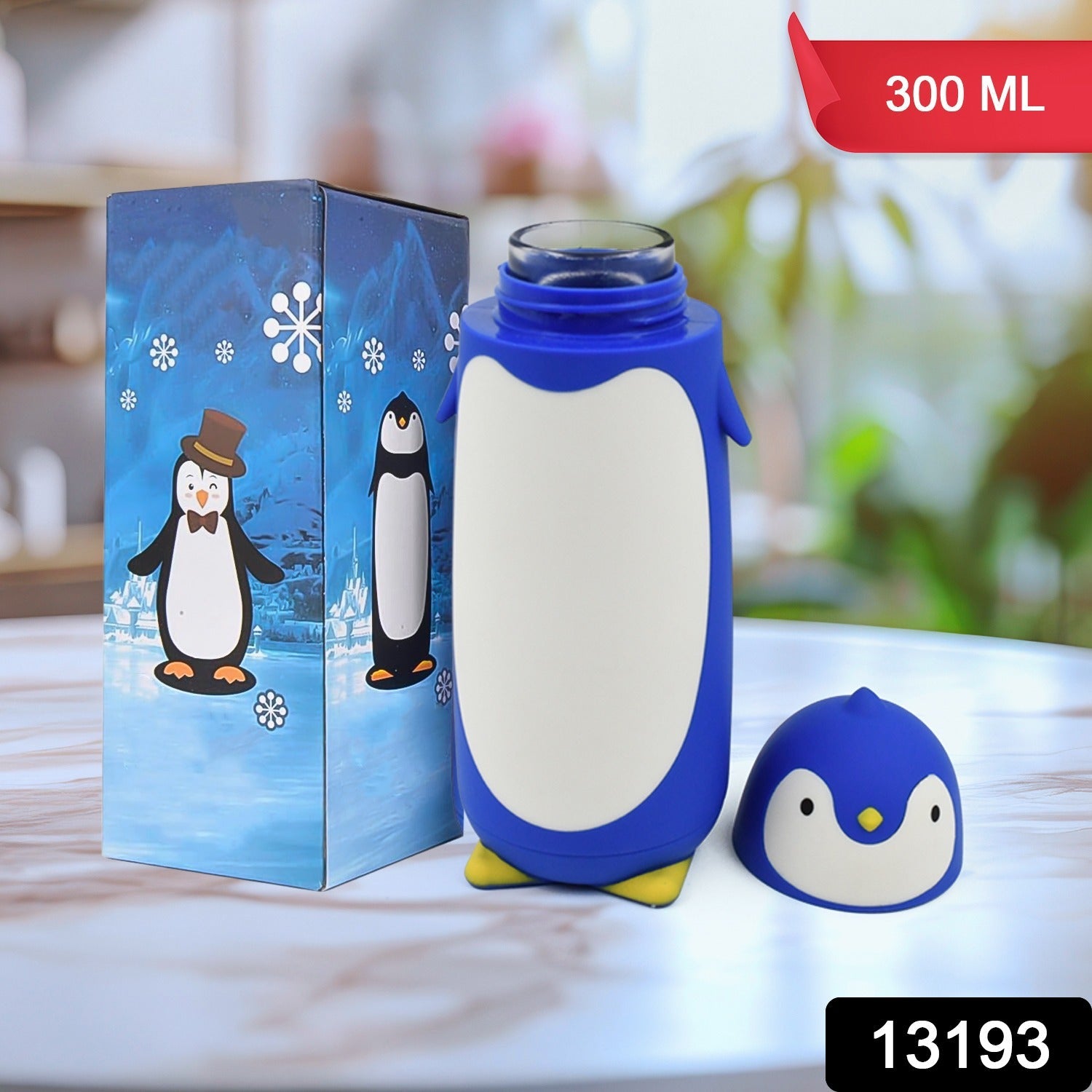 Penguin Water Bottle – Cute Insulated Travel Mug 280ml Secondary image