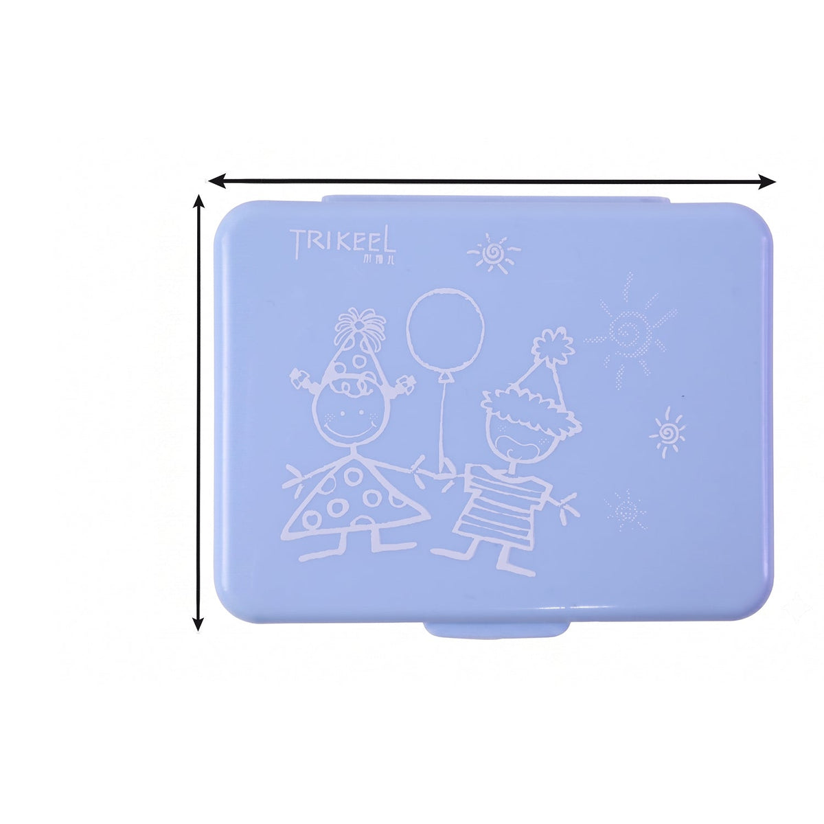 A 6 compartment pill organizer displayed clearly on a clean white background.