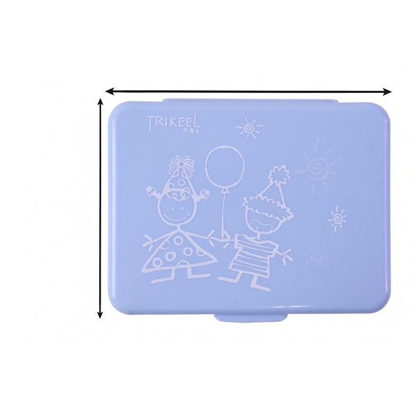 A 6 compartment pill organizer displayed clearly on a clean white background.