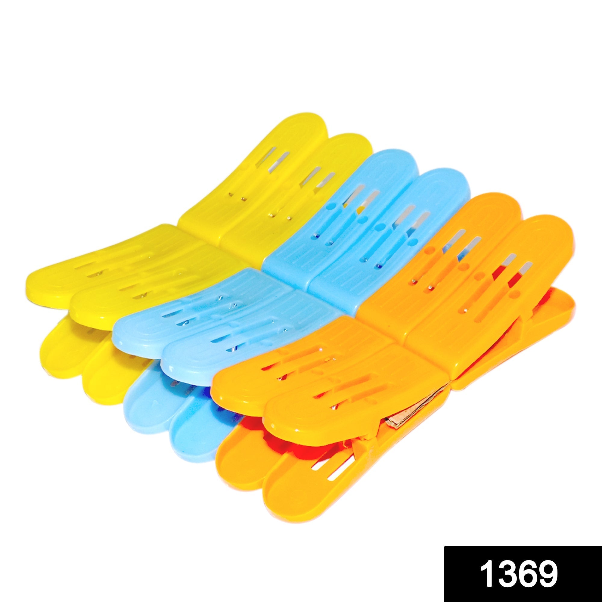 Cloth Drying Clips – Strong Grip Multicolour Plastic | BathNova Secondary image