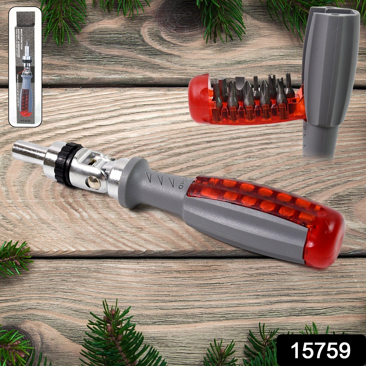 Ratchet Screwdriver Set – Adjustable Angle & 20 Bits | BoltForce Secondary image