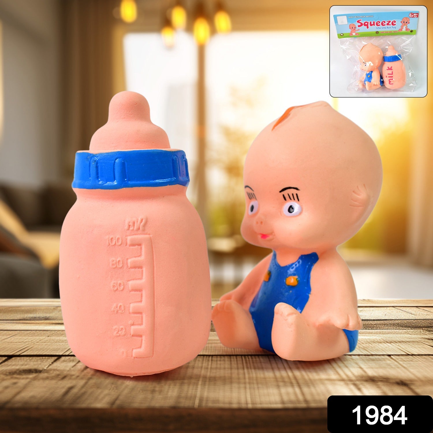 Baby Squeeze Toy – Fun Chu Chu Sound & Bottle Set | Aditi Secondary image