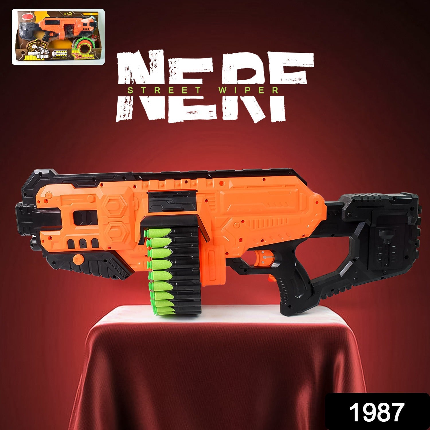 Toy Gun with Soft Bullets – 30-Shot Street Viper | Aditi Secondary image