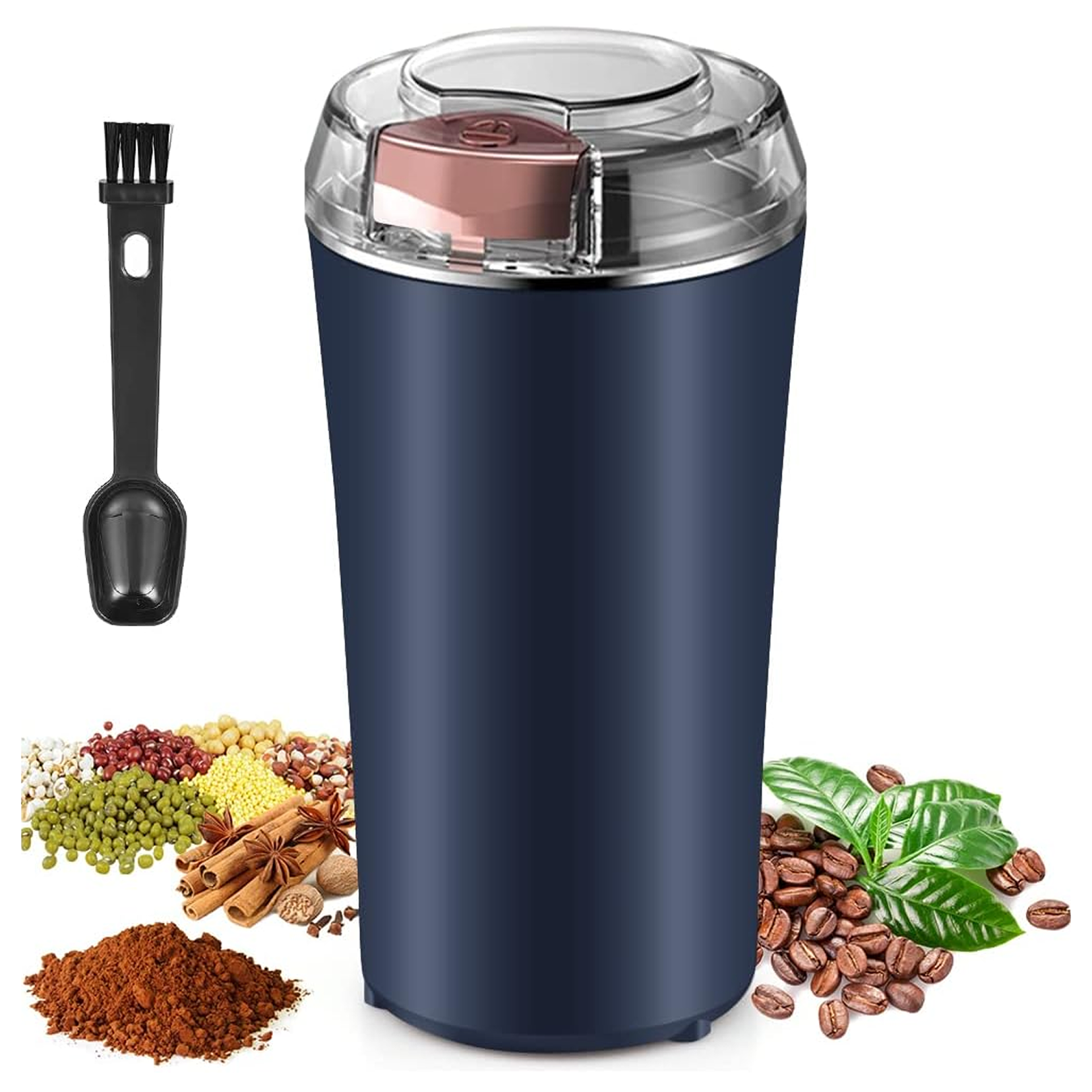 Coffee Grinder Blender – Portable 4-Blade Mini Mixer | Dabster Secondary image