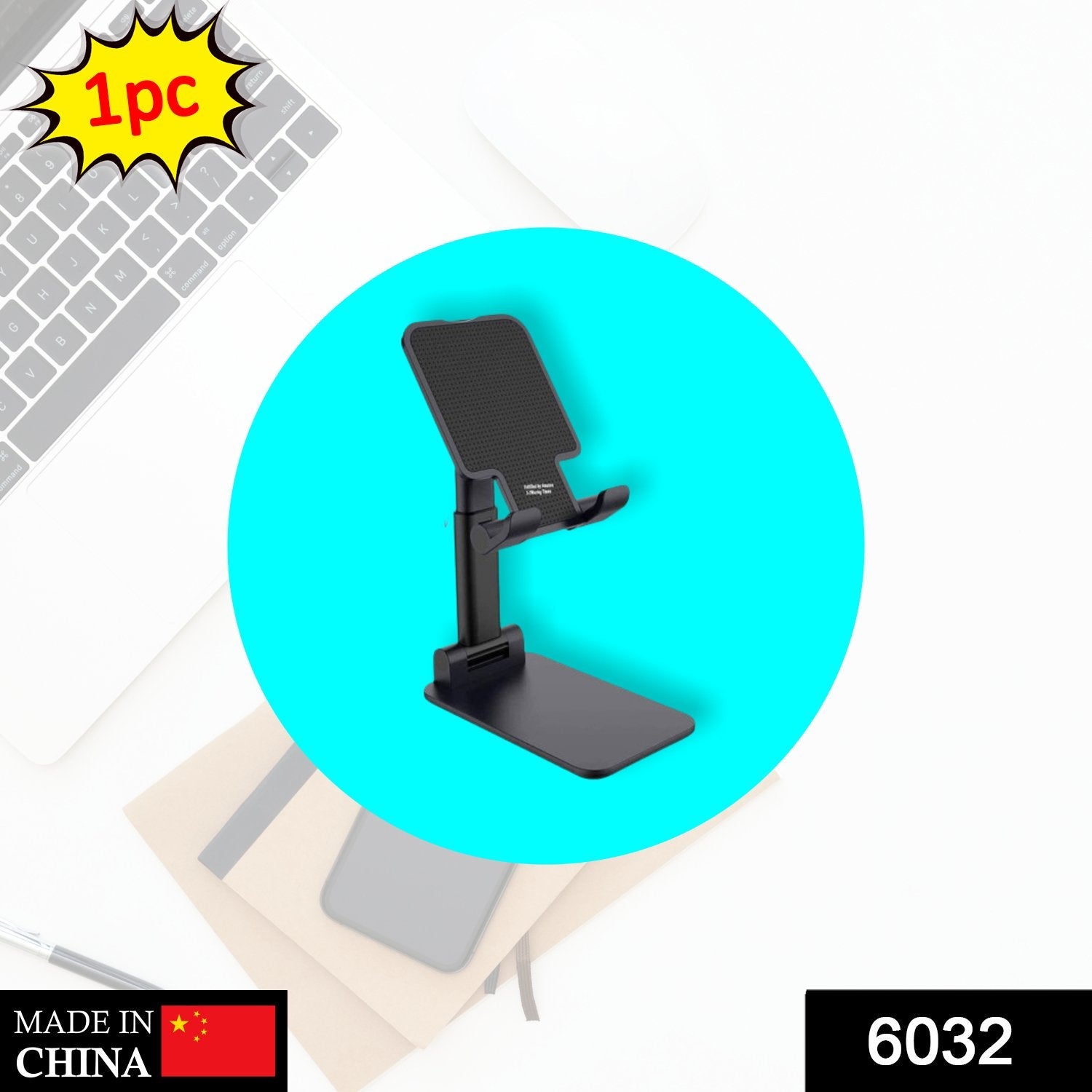Foldable Mobile Stand – Adjustable Desktop Holder | PHOBIA Secondary image