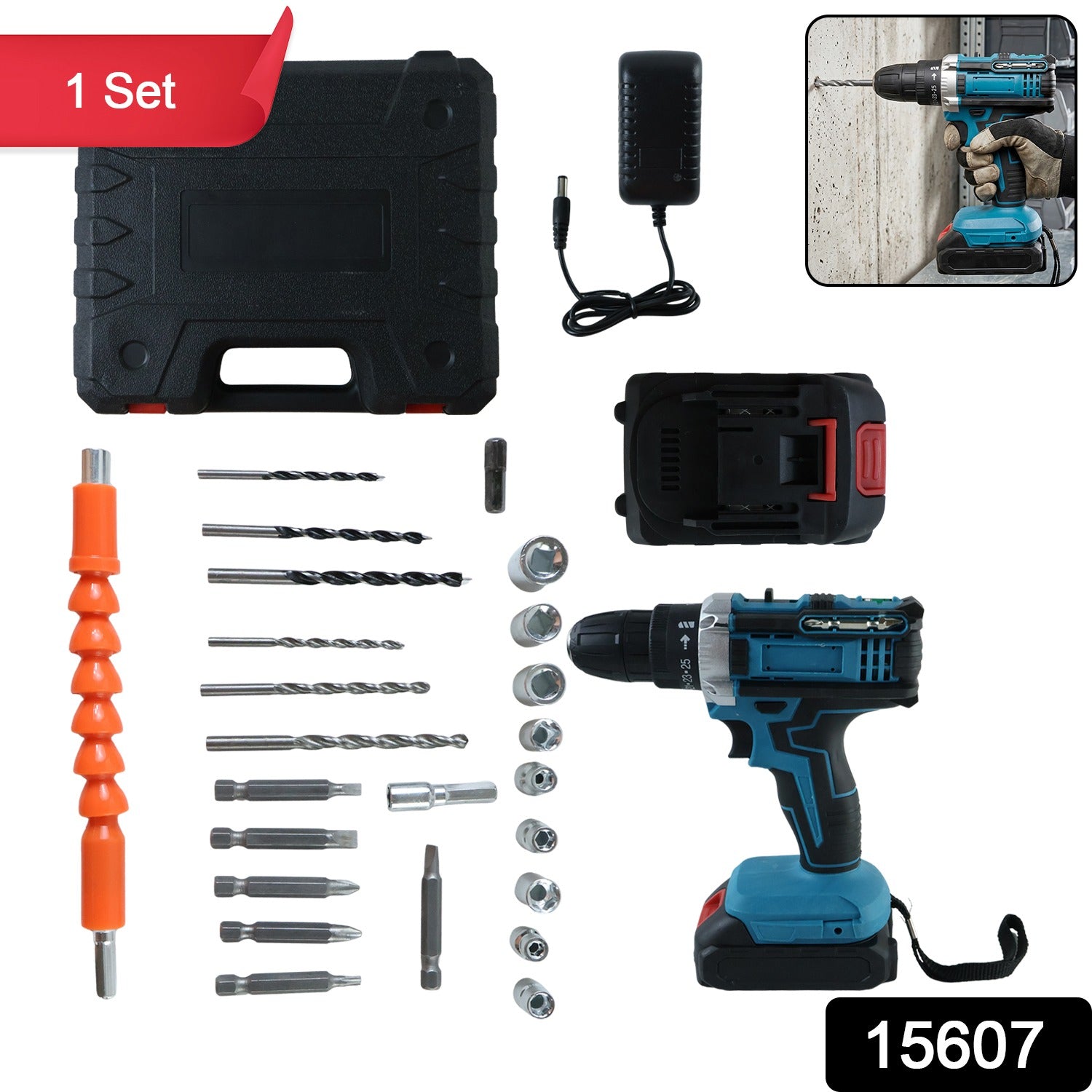 Cordless Drill Machine – Portable Power & Versatile Use Secondary image