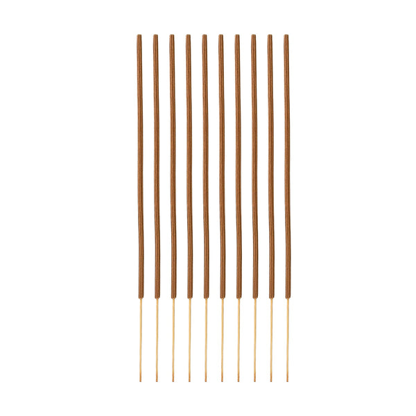 Unlit Styleva Agarbatti sticks arranged neatly, highlighting their 40cm length.