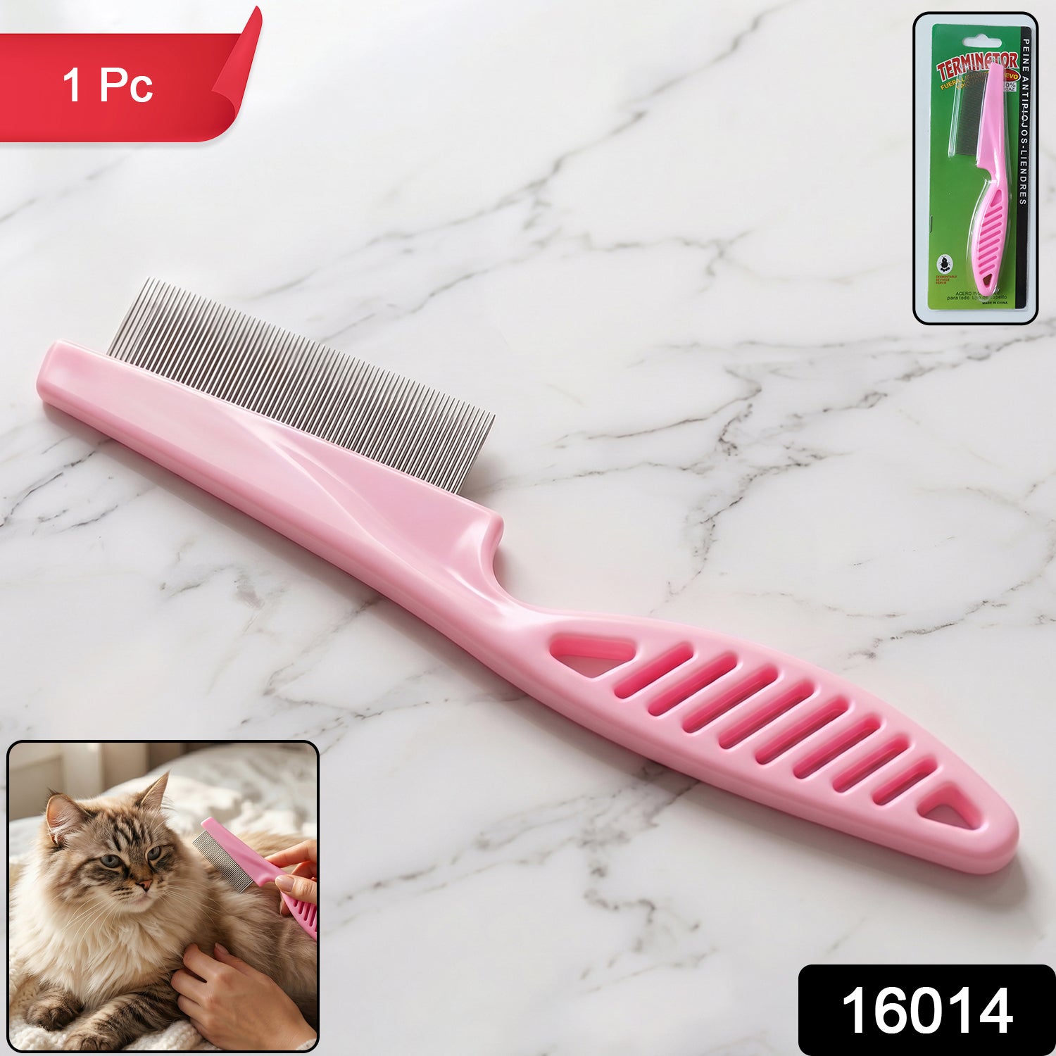 Pet Dog Hair Removal Comb – Easy Shedding and Fur Cleaning Secondary image