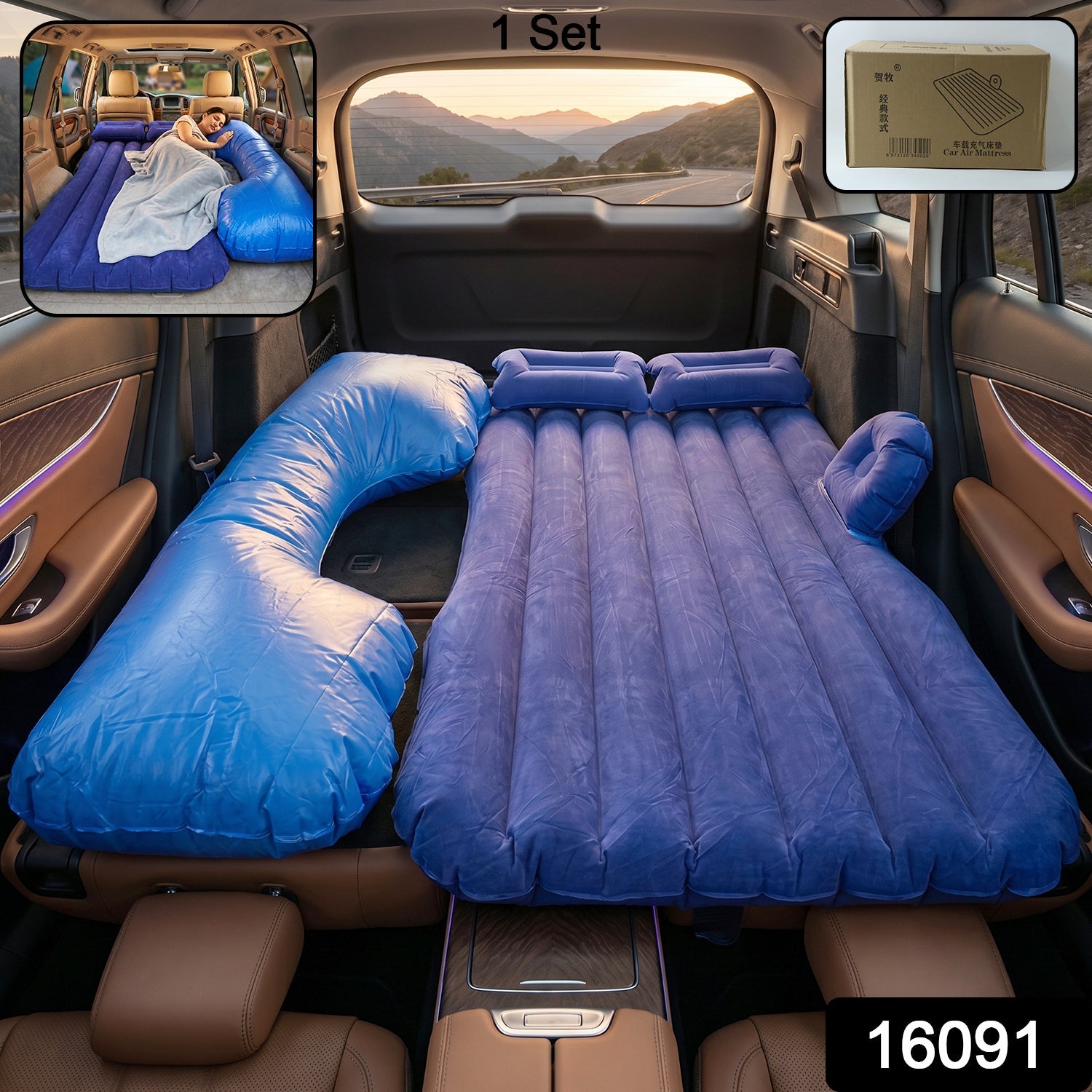 Car Air Mattress – Portable & Quick Inflate for Travel Comfort, Car Sofa Secondary image