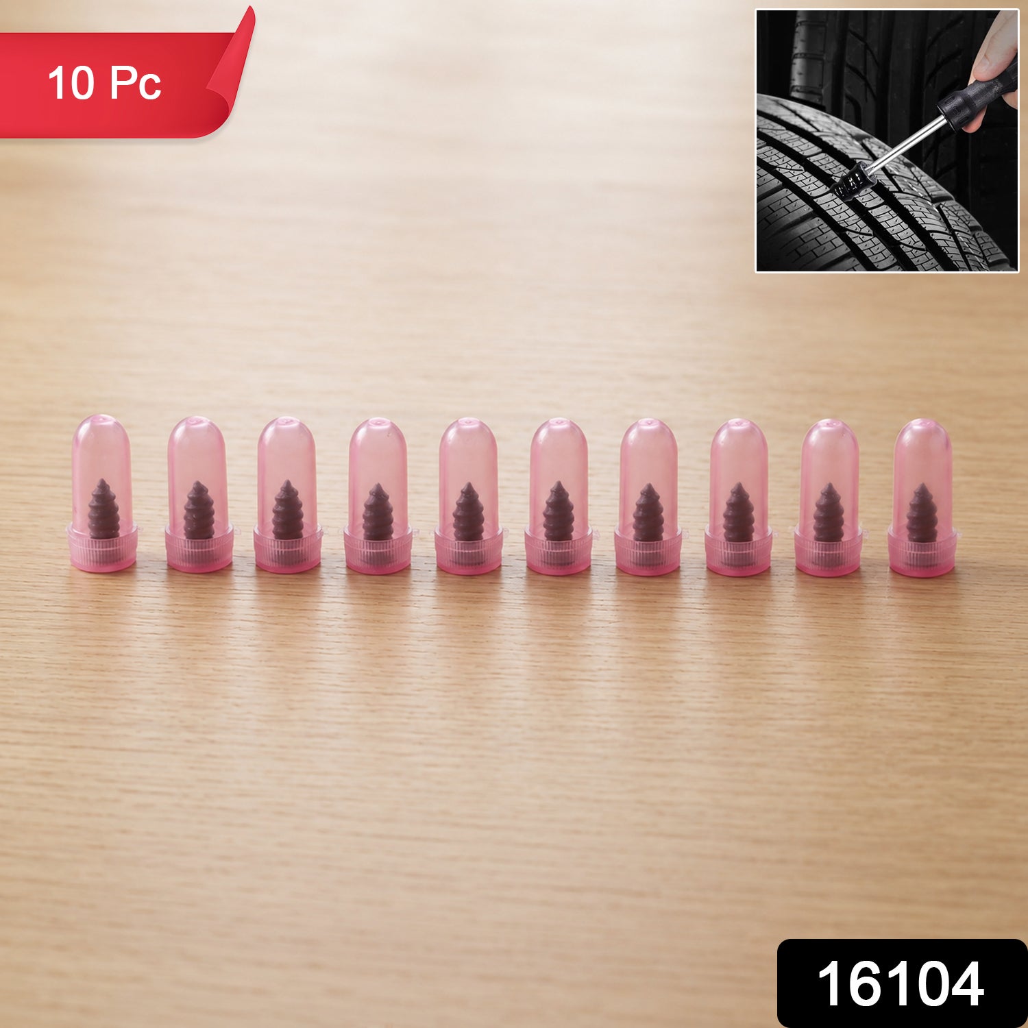Car & Bike Tubeless Tire Repair Screws – Quick & Reliable Fix Secondary image