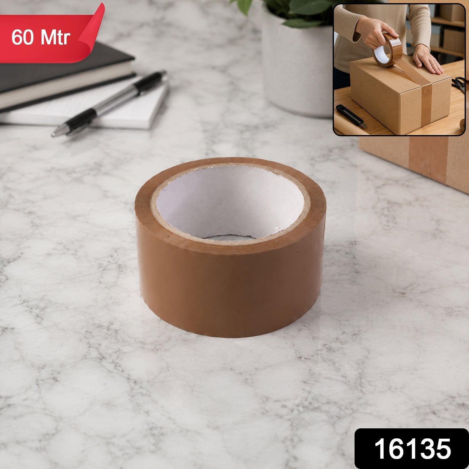 Brown Cello Tape – Durable Packing & Shipping Solution Secondary image