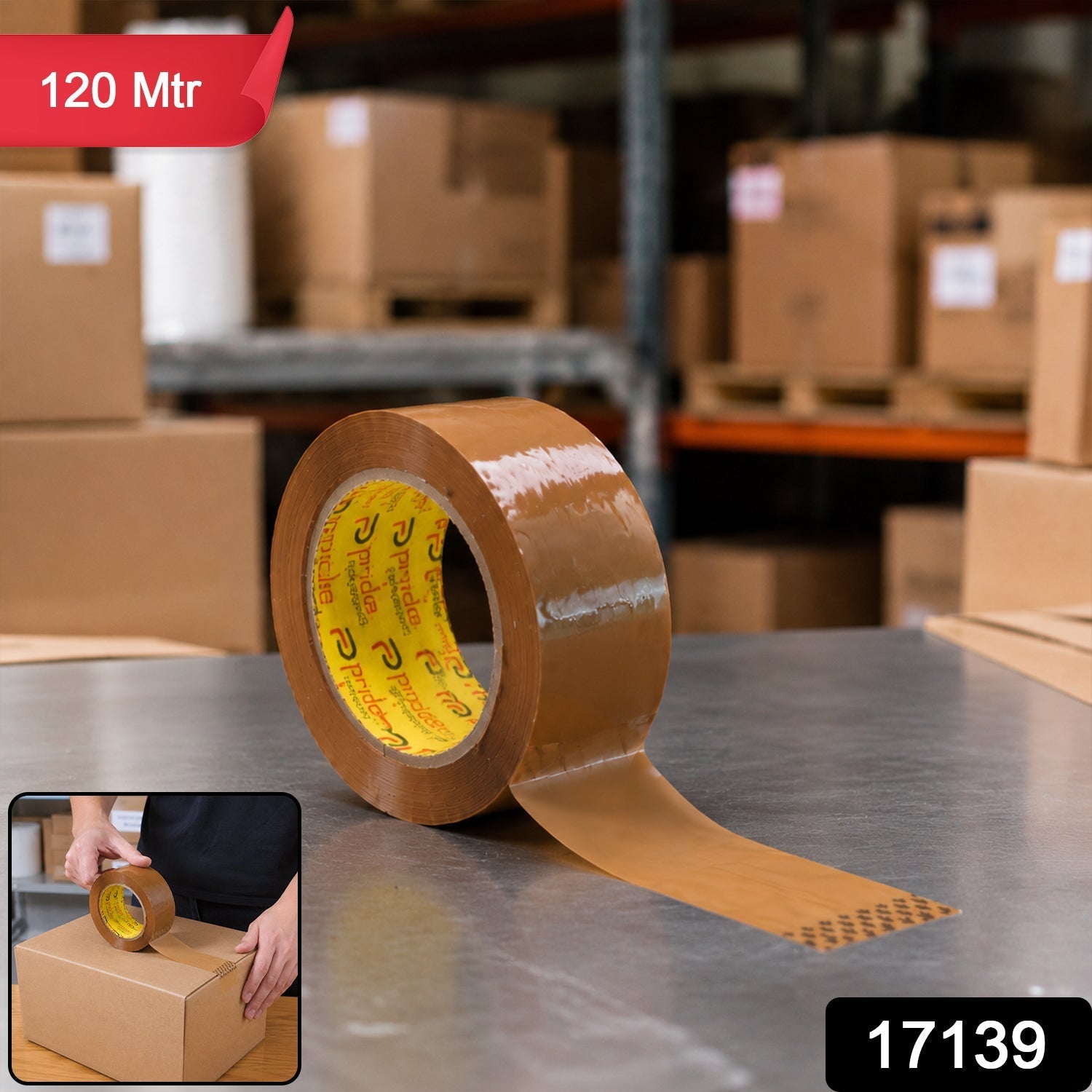Brown Cello Tape – Strong Adhesive Packing for Secure Shipping Secondary image