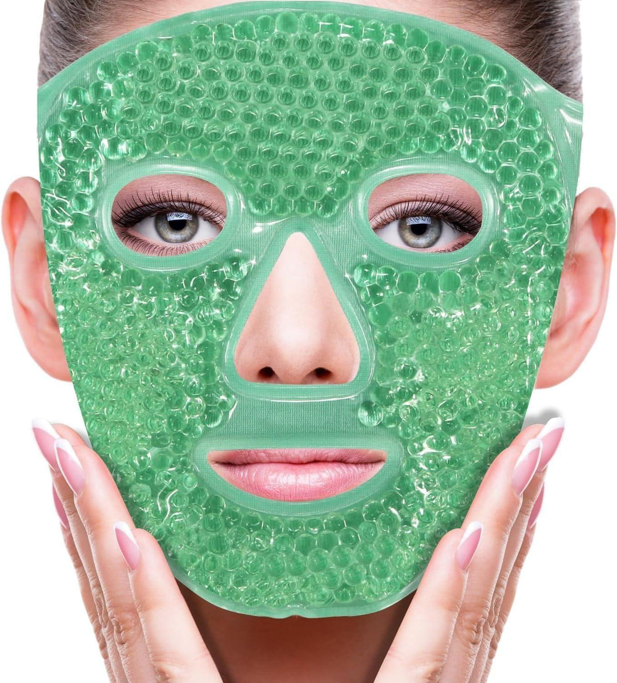 Cool Gel Full Face Mask Summer Ice Cooling Sleeping Mask Main image