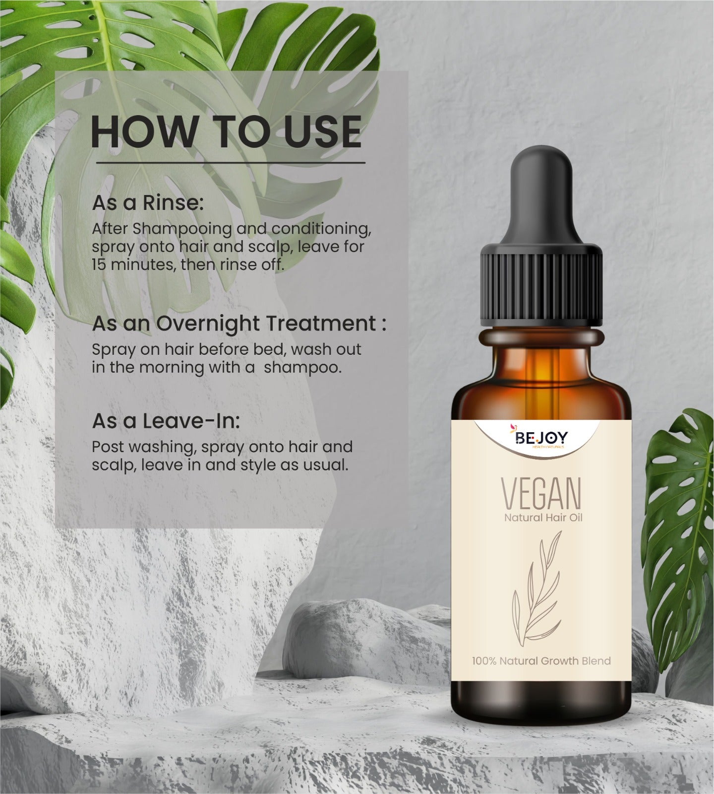 Vegan Natural Hair Oil Secondary image