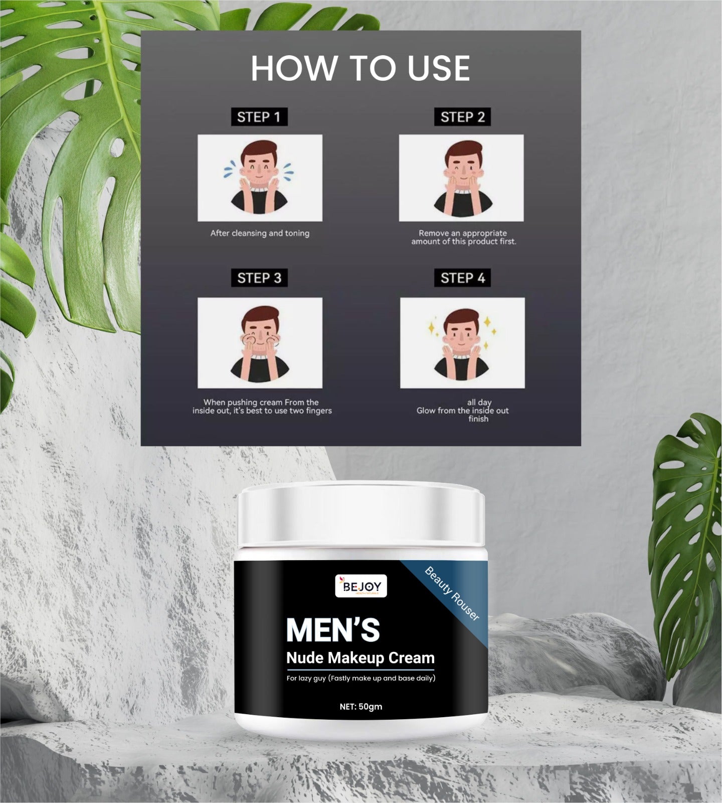 Men's Nude Makeup Cream Secondary image