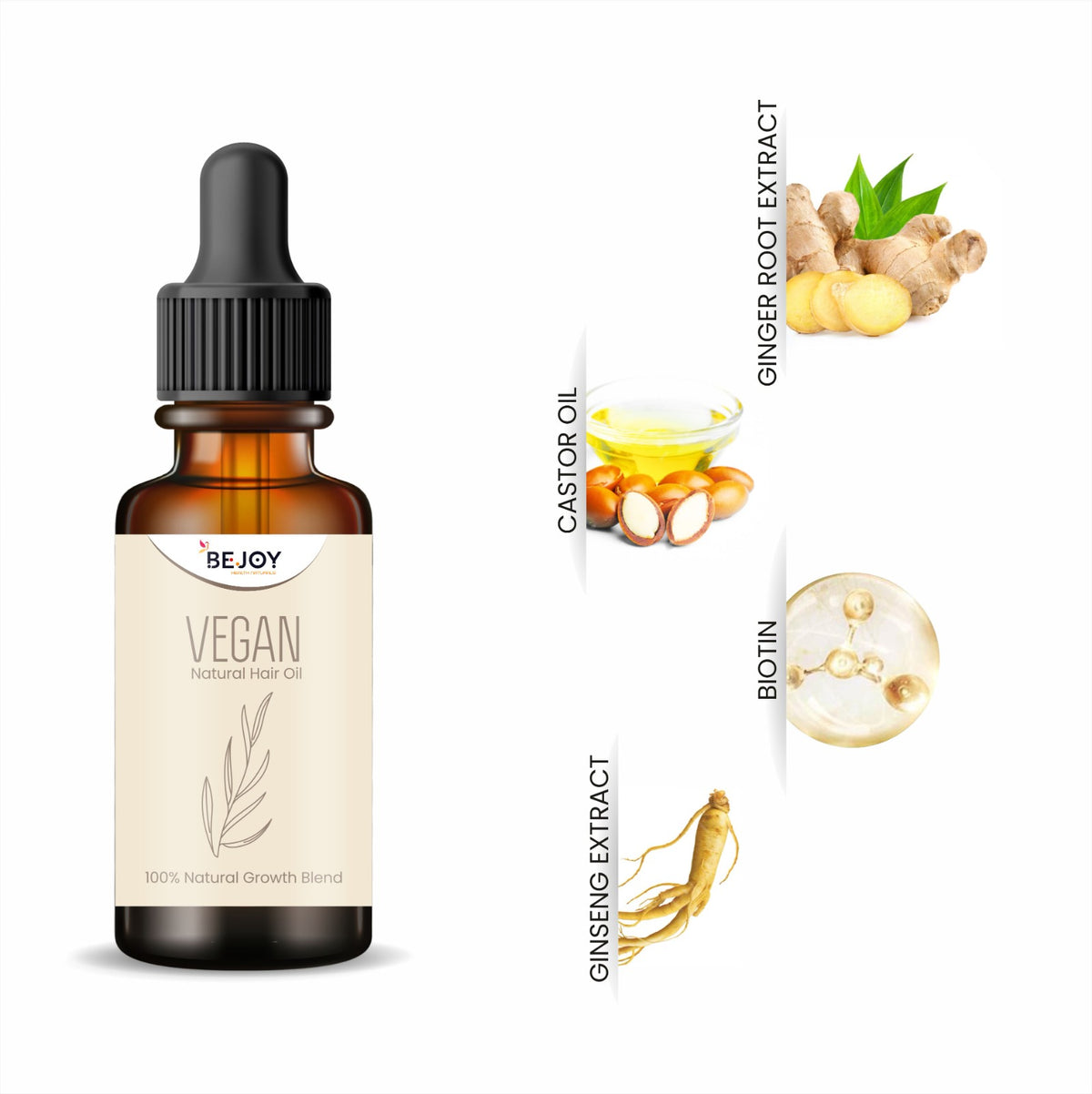 Vegan Natural Hair Oil Main image