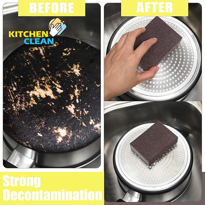 Kitchen Clean Multipurpose Sand Scrub Sponge Pad Secondary image