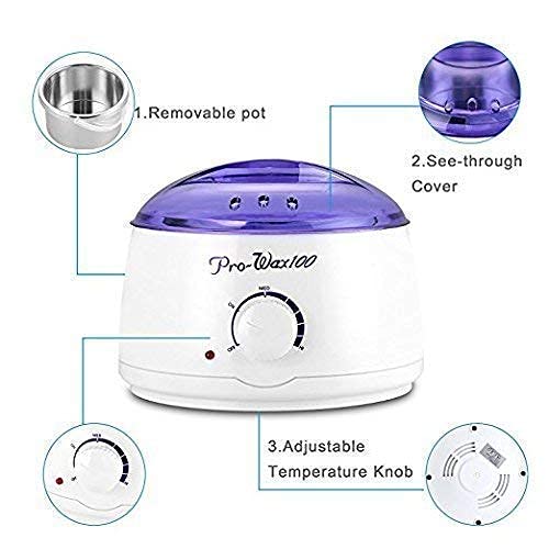 Pro Wax 100 Warmer, Warmer Hot Wax Heater for Hard, Strip And Paraffin Waxing, Wax Machine for Women, Wax Automatic Waxing Kit Temperature Regulator Secondary image