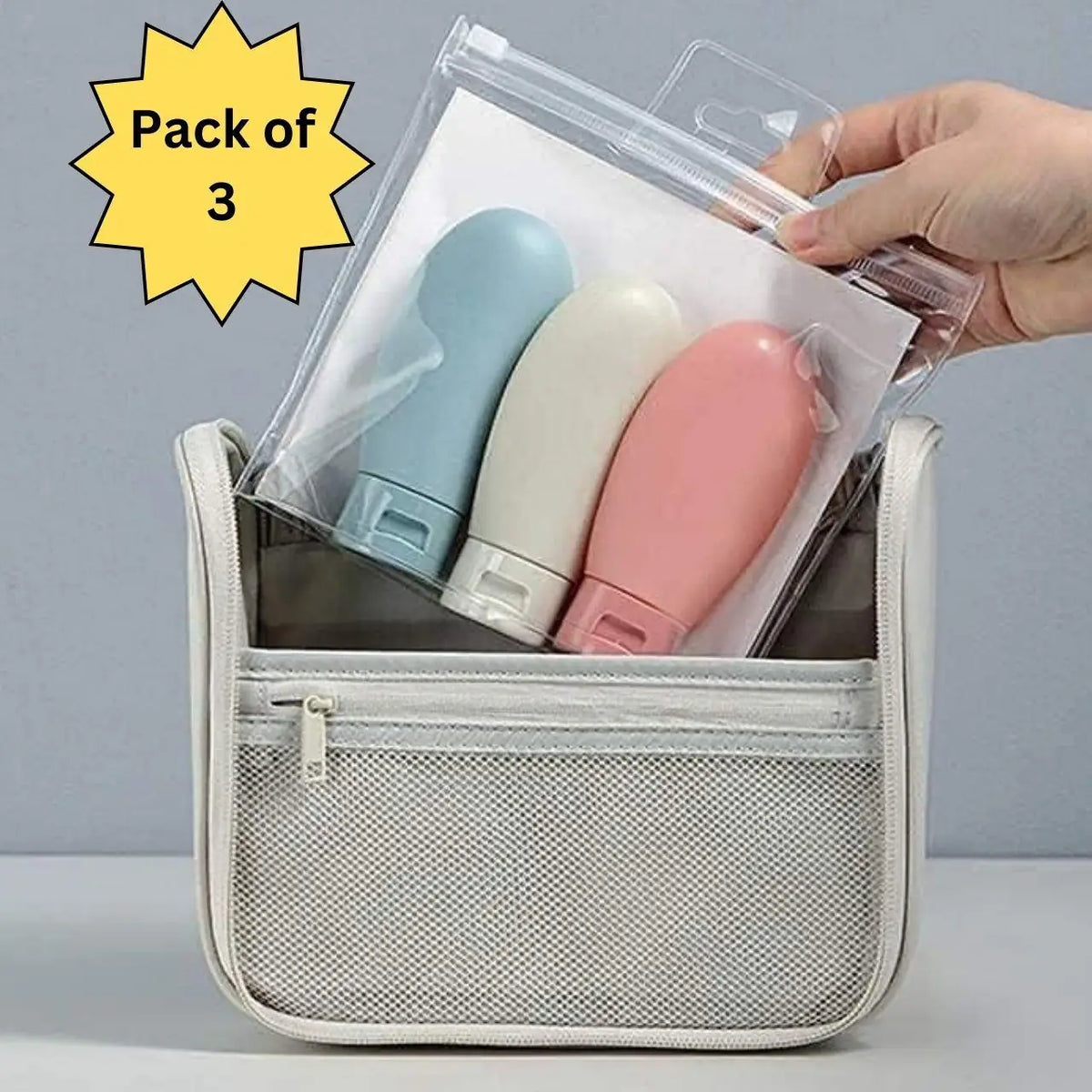 Travel Bottles Set, 60ml Travelling Bottles (3Pcs) Main image