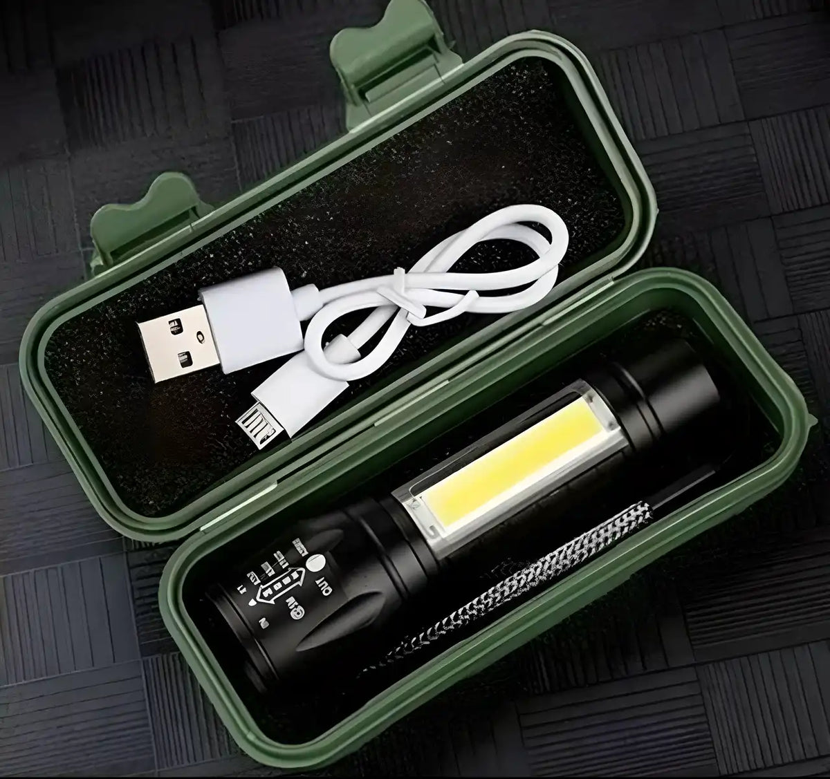 Pocket Size Mini Portable Xpe + Cob Led Tactical Flashlight Main image