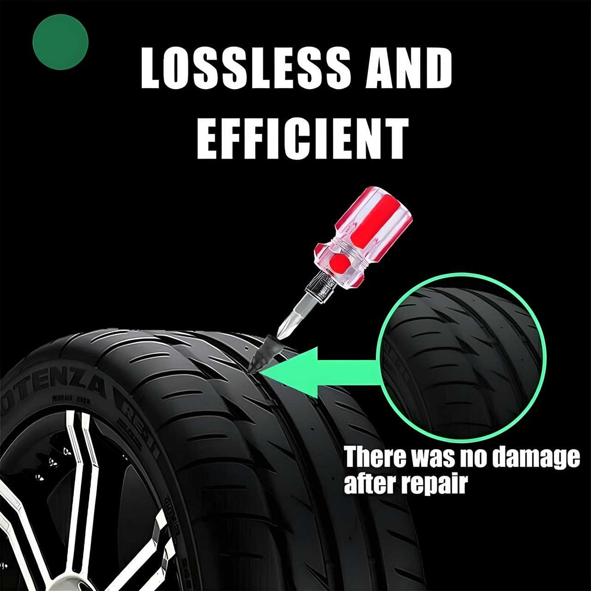 Motorcycle Car Fast Tool Self-Service Tire Repair Nail (Pack of 10) Main image