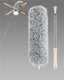 Microfiber Duster for Cleaning Telescopic Extension Long Pole Bendable Head, Scratch-Resistant Cover