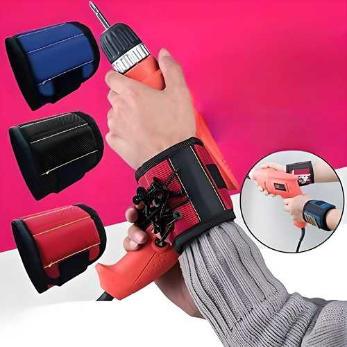 Magnetic Wrist Band for Holding Small Metal Accessories & Tools Main image