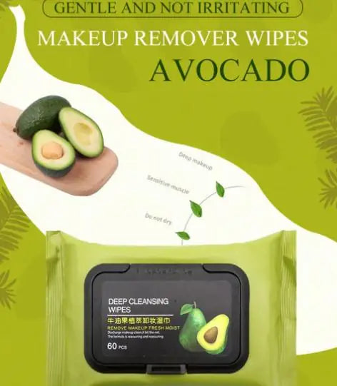 Avocado Makeup Remover Wipes (60 Pcs) Main image