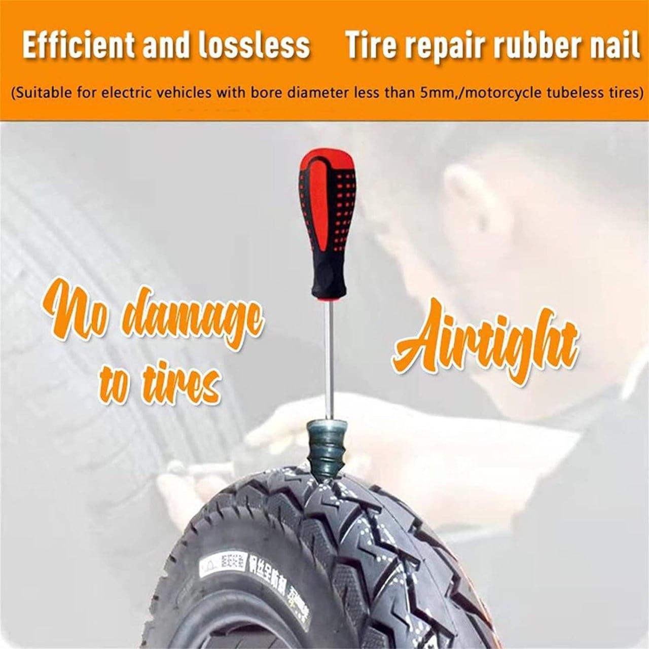 Motorcycle Car Fast Tool Self-Service Tire Repair Nail (Pack of 10) Secondary image