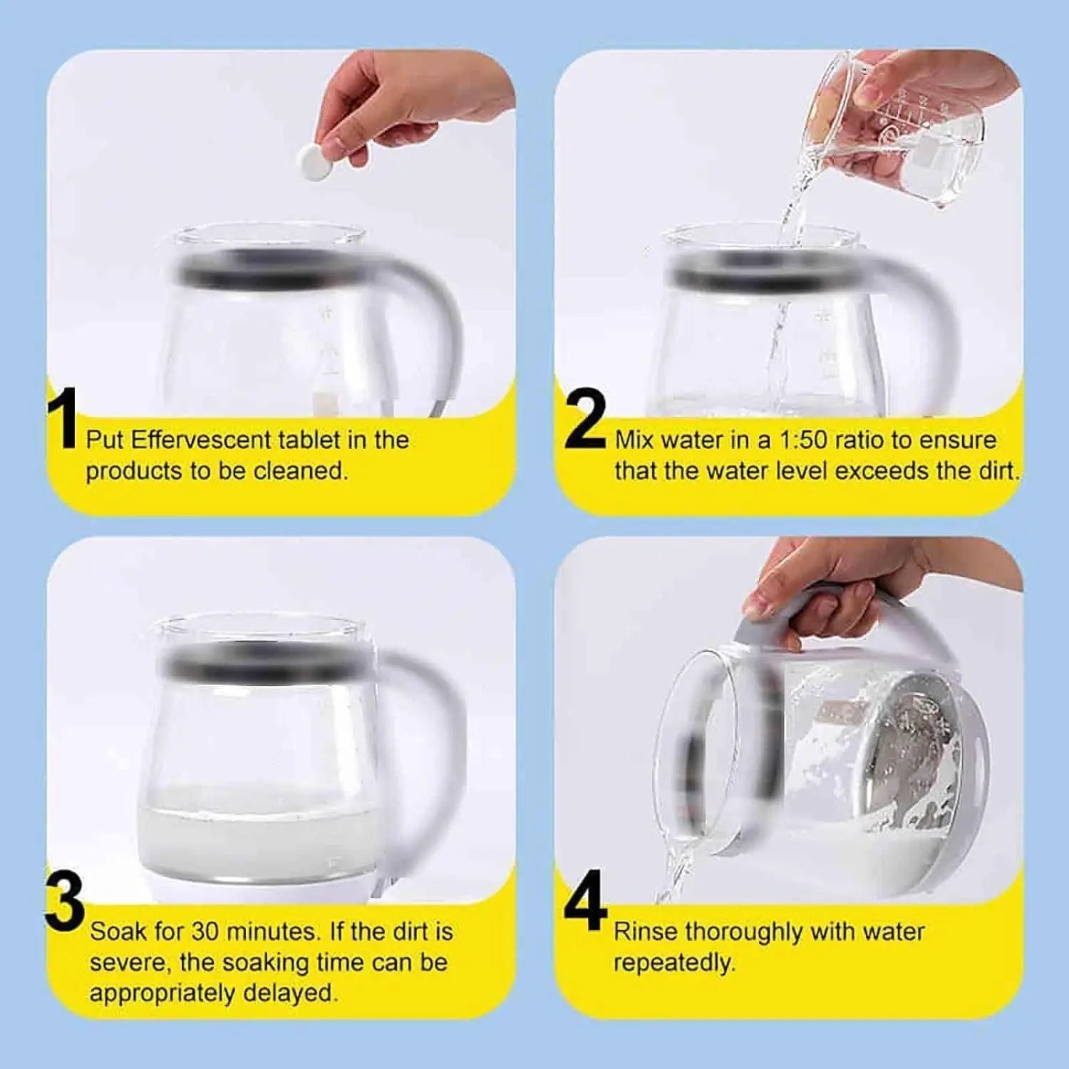 Active Oxygen Descaling Scale Remover,Kitchen Tablets (10 Pcs) Secondary image