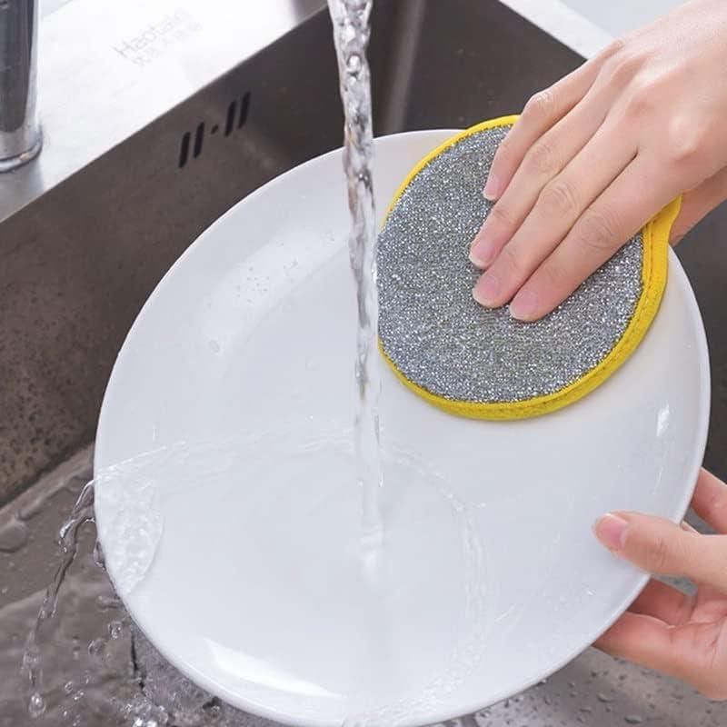 2 in 1 Stainless Steel with Sponges Scrubber (Pack of 5) Secondary image