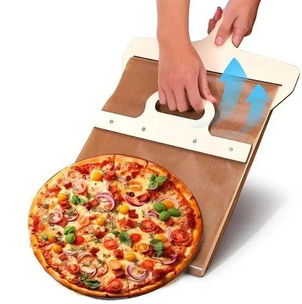 Wooden Pizza Paddle with Smooth Handle for Transfer The Pizza Crust Secondary image