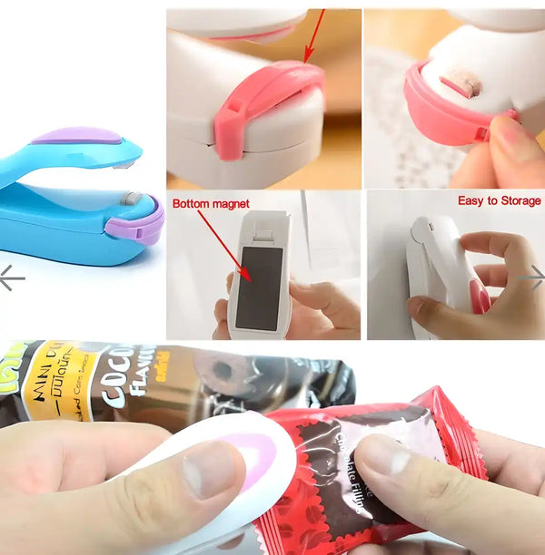 Hand Held Plastic Mini Heat Sealing Machine ( Pack of 2 )