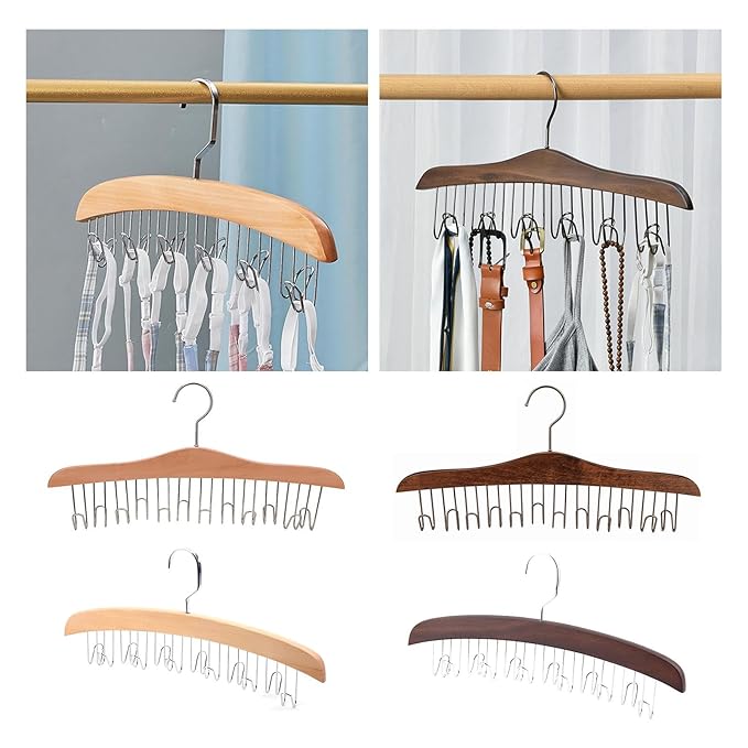 Hanger Anti Slip Multipurpose Belt Organizer for Shawls Purses Scarves Round Hook Main image