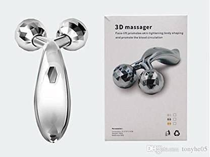 3D Massager, Stainless Steel, Back, Muscles, Silver Main image