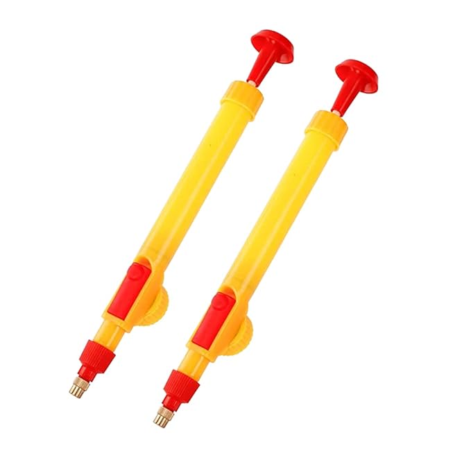 Adjustable High Pressure Garden Pump Bottle Spray Gun for Plants Garden Water Pesticide Car Wash Brass Nozzle Sprayer Pack of 2, Manual Main image