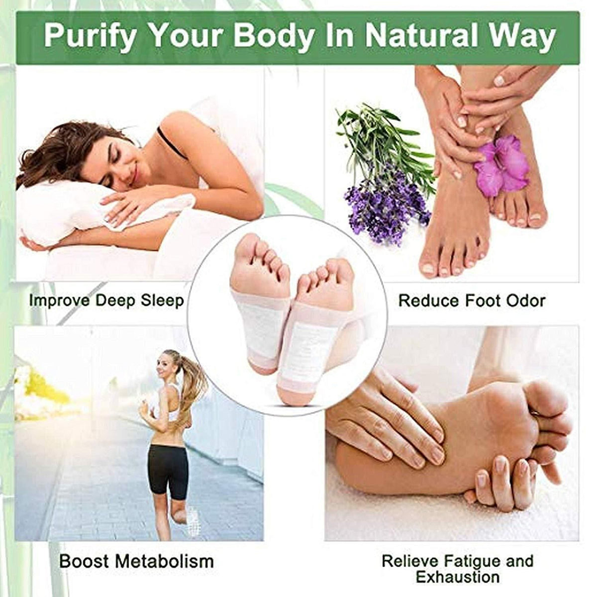 Foot Pads - Kinoki Detox Foot Patches (Pack of 10) Main image