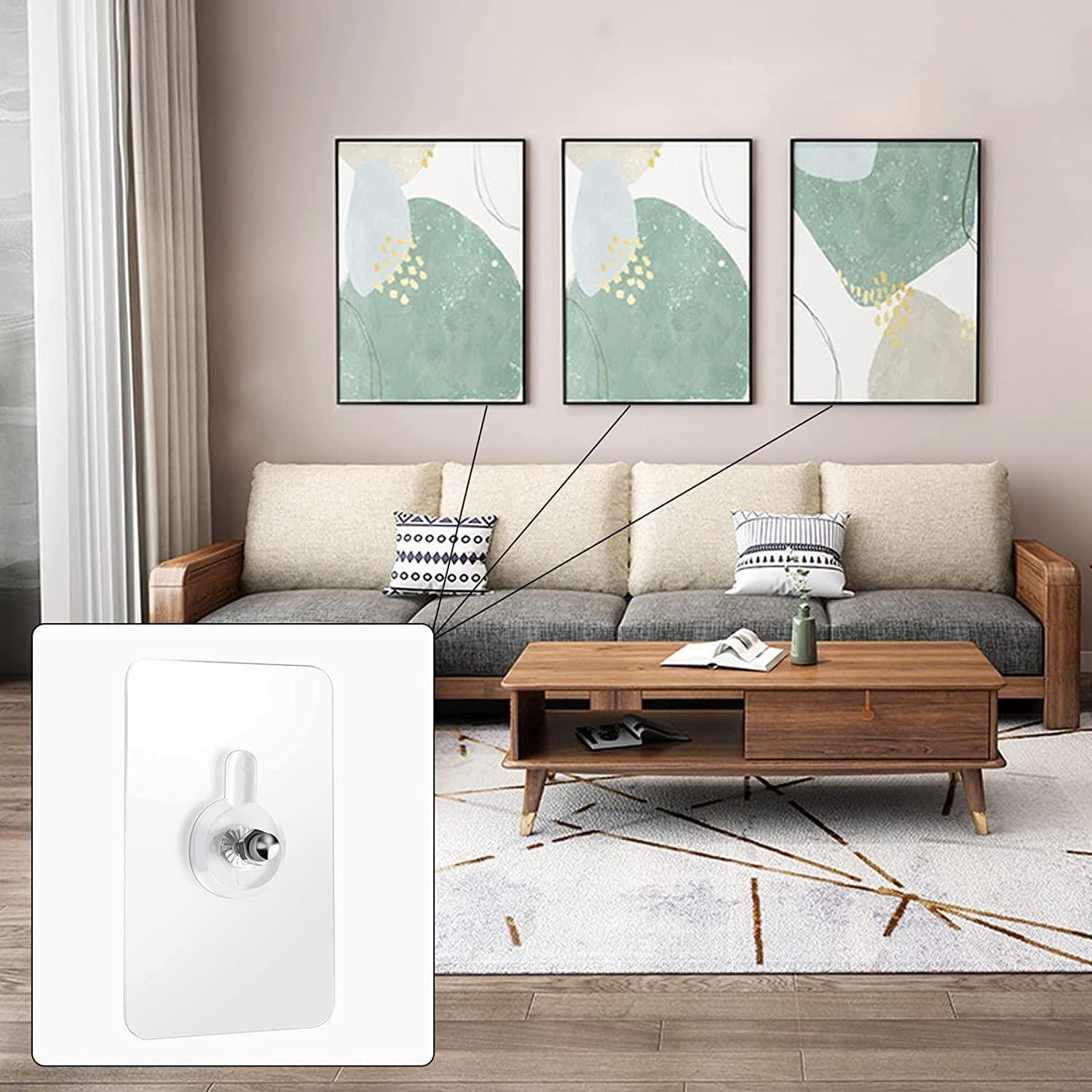 Wall Mount Screw Hooks for Kitchen Bathroom Bedroom Living Room 10 Pcs Secondary image