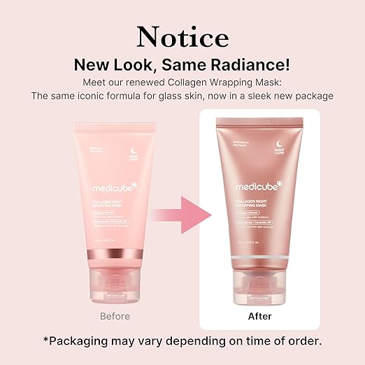 Medicube Collagen Overnight Wrapping Peel Off Facial Mask Pack of 2 Secondary image