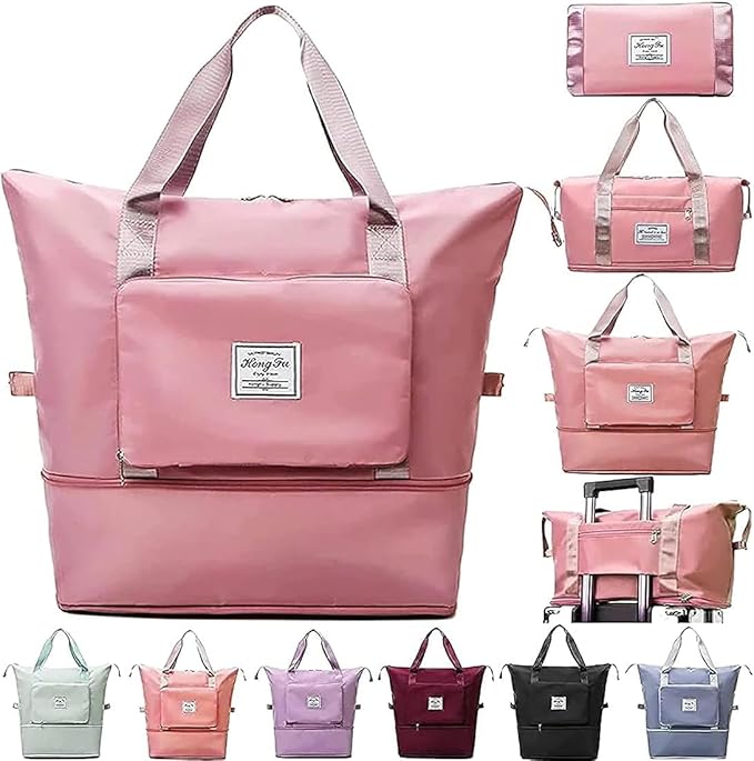 Expandable Folding Travel Bag for Women, Luggage Bag for Travel (Multicolor) Main image