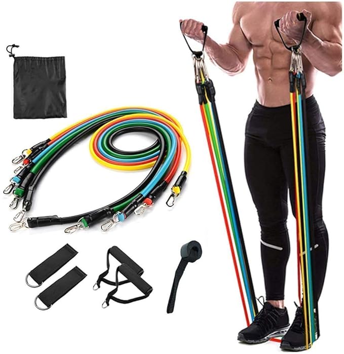Exercise Bands Resistance Bands Set Workingout Door Fitness Gym Resistance Bands Kit for Men Women Main image